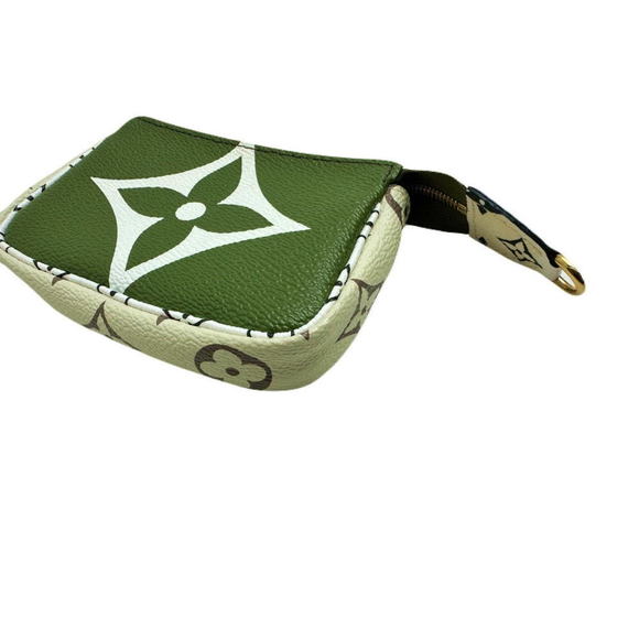 Louis Vuitton Accessoires Monogram Pouch Khaki Pochette Green Giant - Picture 7 of 8